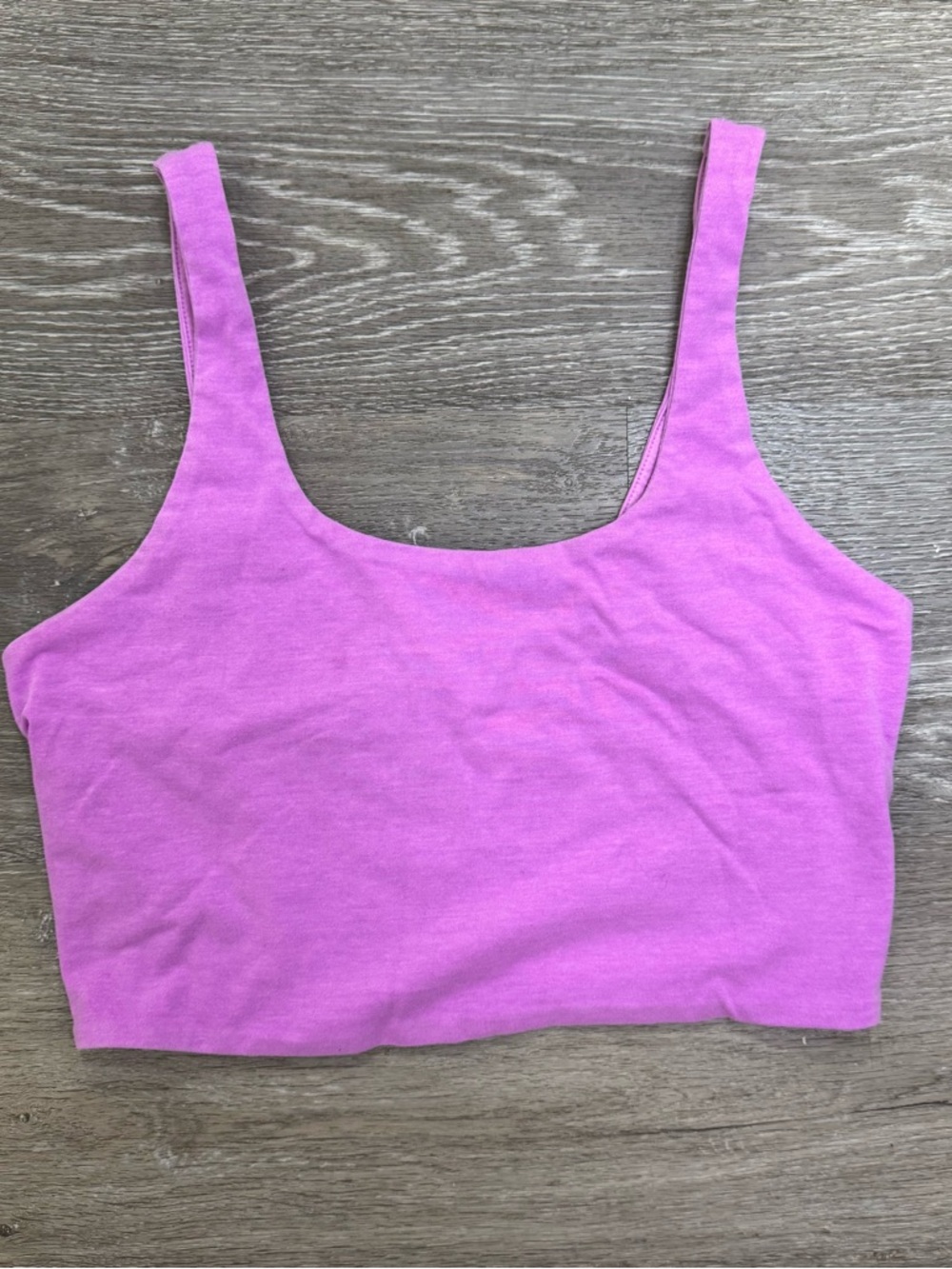 wild fable Lavender-Pink Square Neck Crop Tank